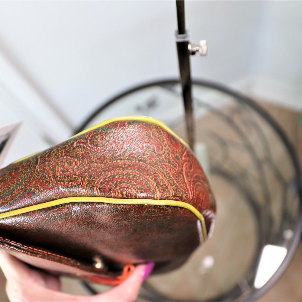 SOLD ETRO Multi-color Paisley Purse - Picture 9 of 16